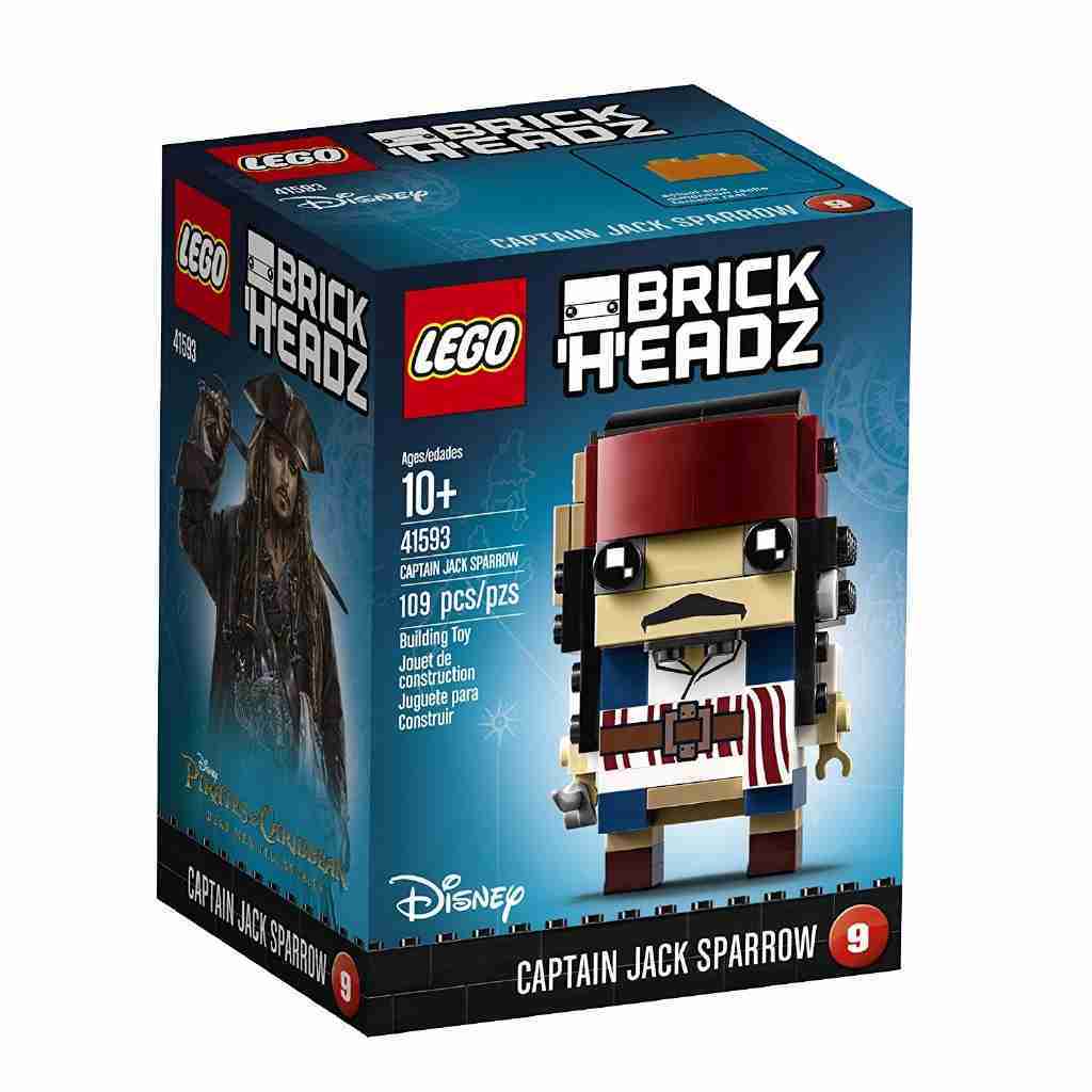 LEGO 樂高  BrickHeadz 大頭系列 Captain Jack Sparrow 傑克船長 41593