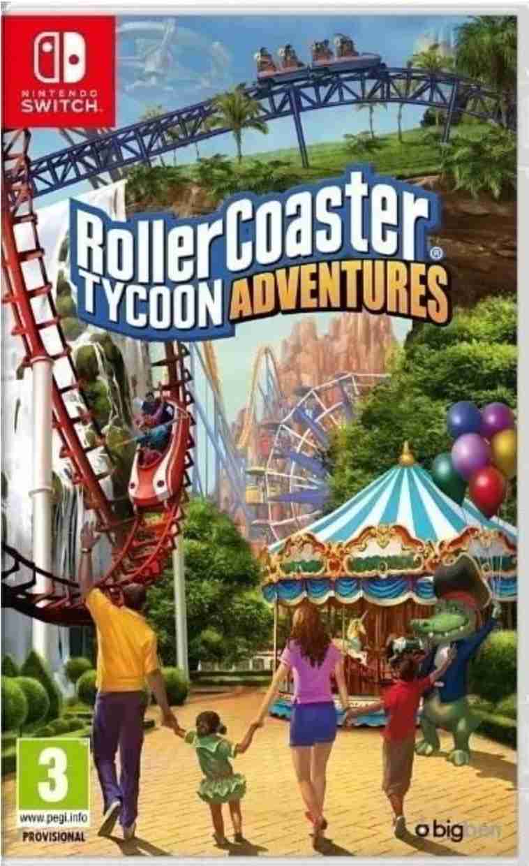過山車大亨/模擬樂園：冒險 (英文版) Roller Coaster Tycoon Adventures for Nintendo Switch NSW-0482