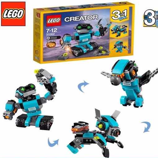 LEGO 樂高 3合1創作系列 探險機器人 31062