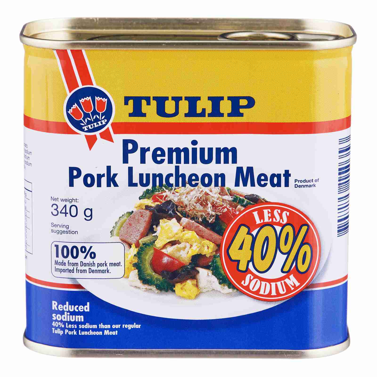 【Eileen小舖】丹麥TULIP Premium Pork Luncheon Meat減鹽40%午餐肉 340g