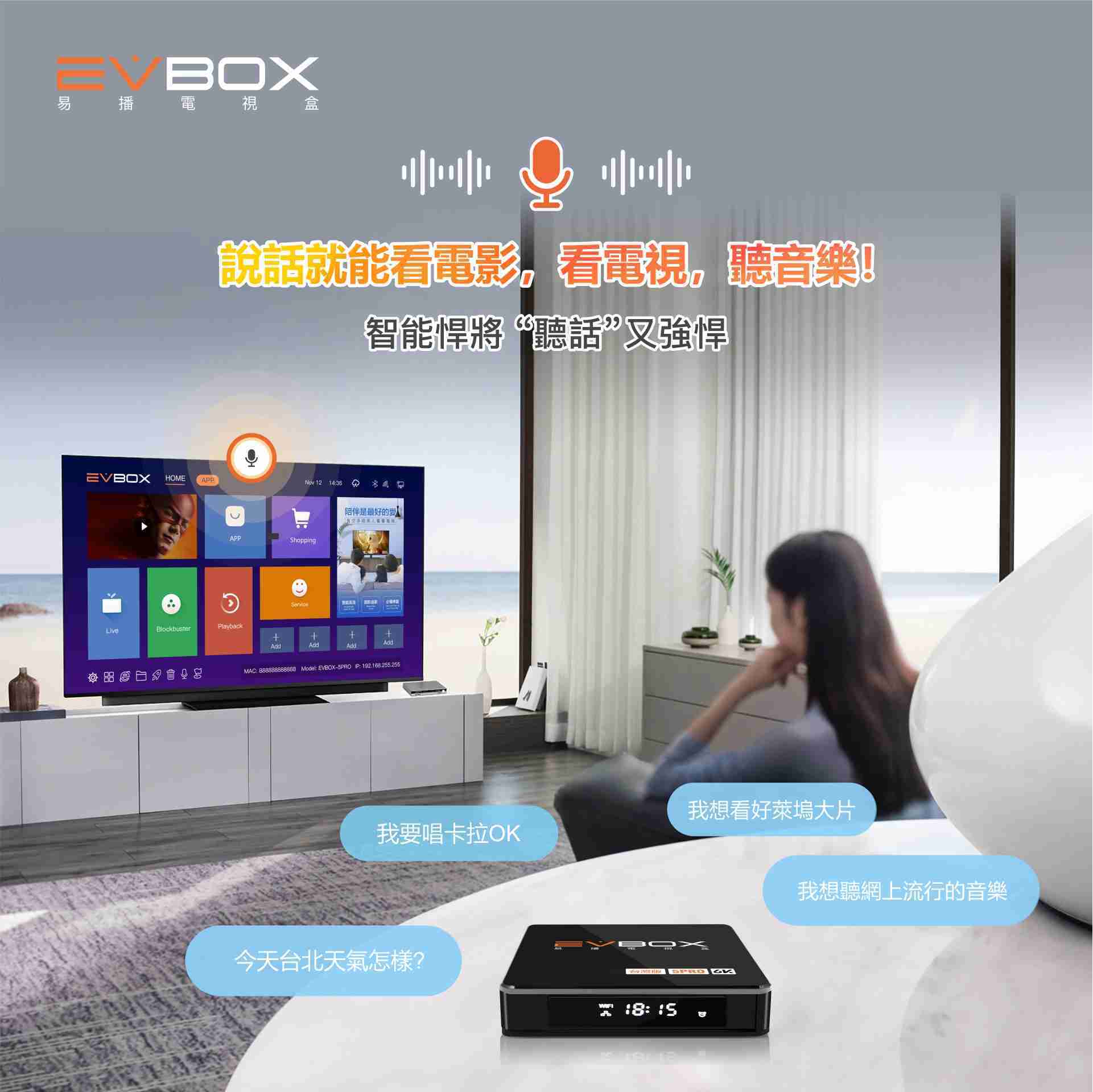 EVBOX 易播 5PRO 機上盒