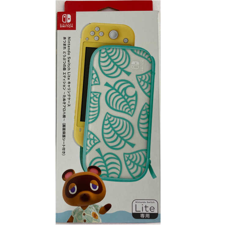 NS Switch Lite 周邊 特仕便攜包 現貨 集合啦！動物森友會 Nook 夏威夷花紋款 收納包