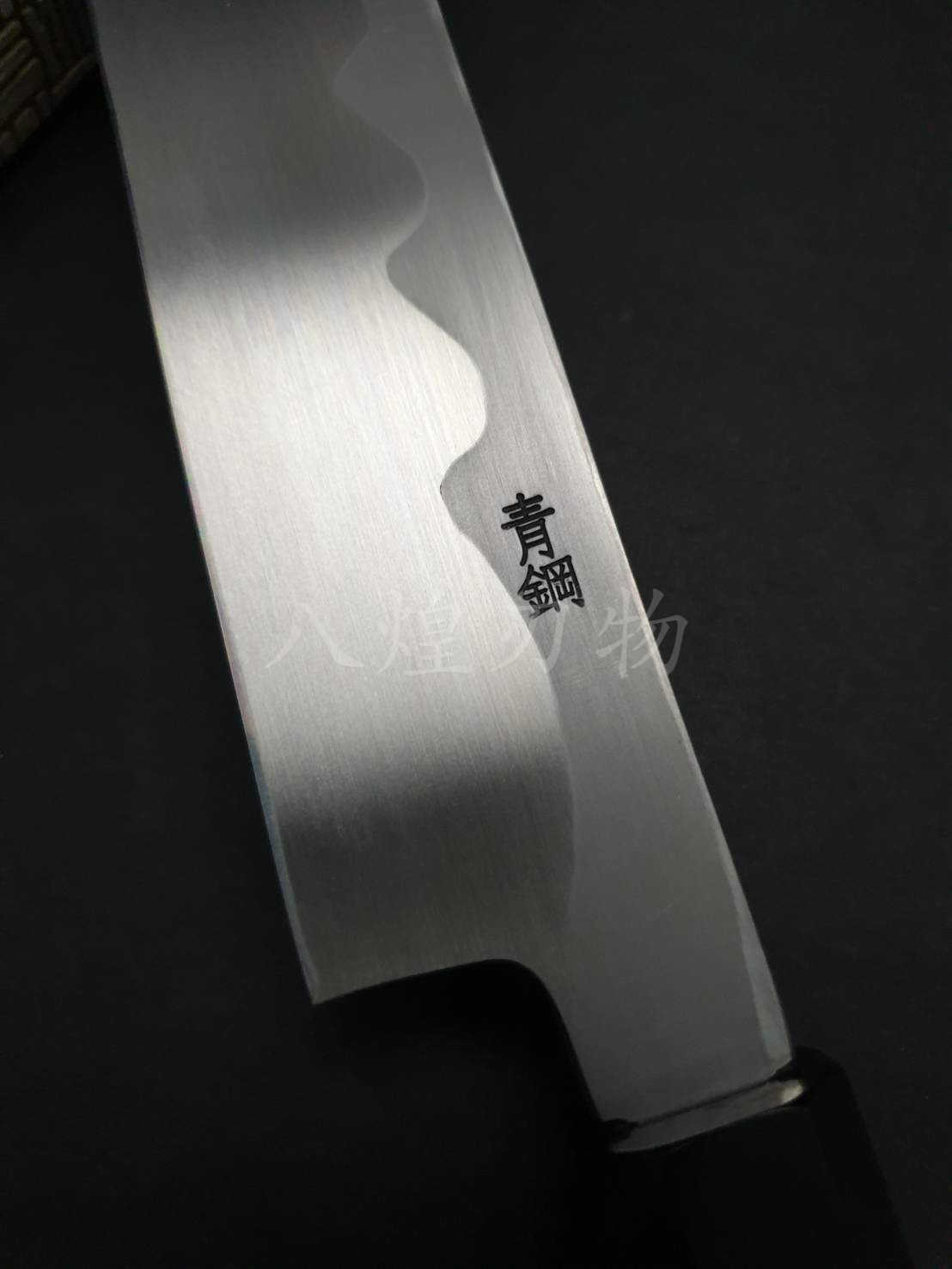 💝現貨~送鞘💝【🌟一刀齋虎徹作 青二鋼 黑檀八角 柳刃30cm🌟】送鞘 日本刃物 廚房刀具 生魚片刀  八煌刃物