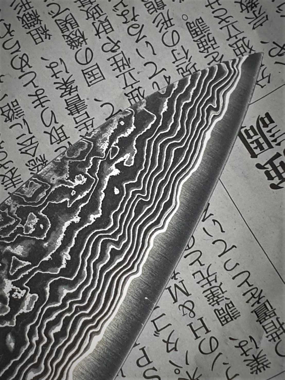 新品上架 田中誠貴作 大馬士革 多層鋼 鋼芯r2 粉末鋼21cm 日本廚房刀具主廚刀八煌刃物 八煌刃物 線上購物 有閑購物