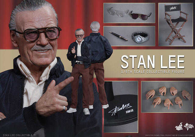 Hot Toys – MMS327 – 史丹李 MARVEL 之父 1/6比例 Stan Lee 非 MMS545