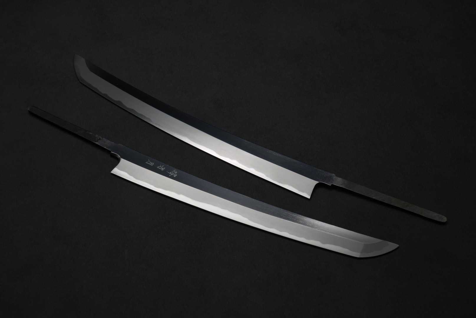 包丁 先丸型 尺 鏡面仕上げ 箱付 未使用品 銀三 先丸