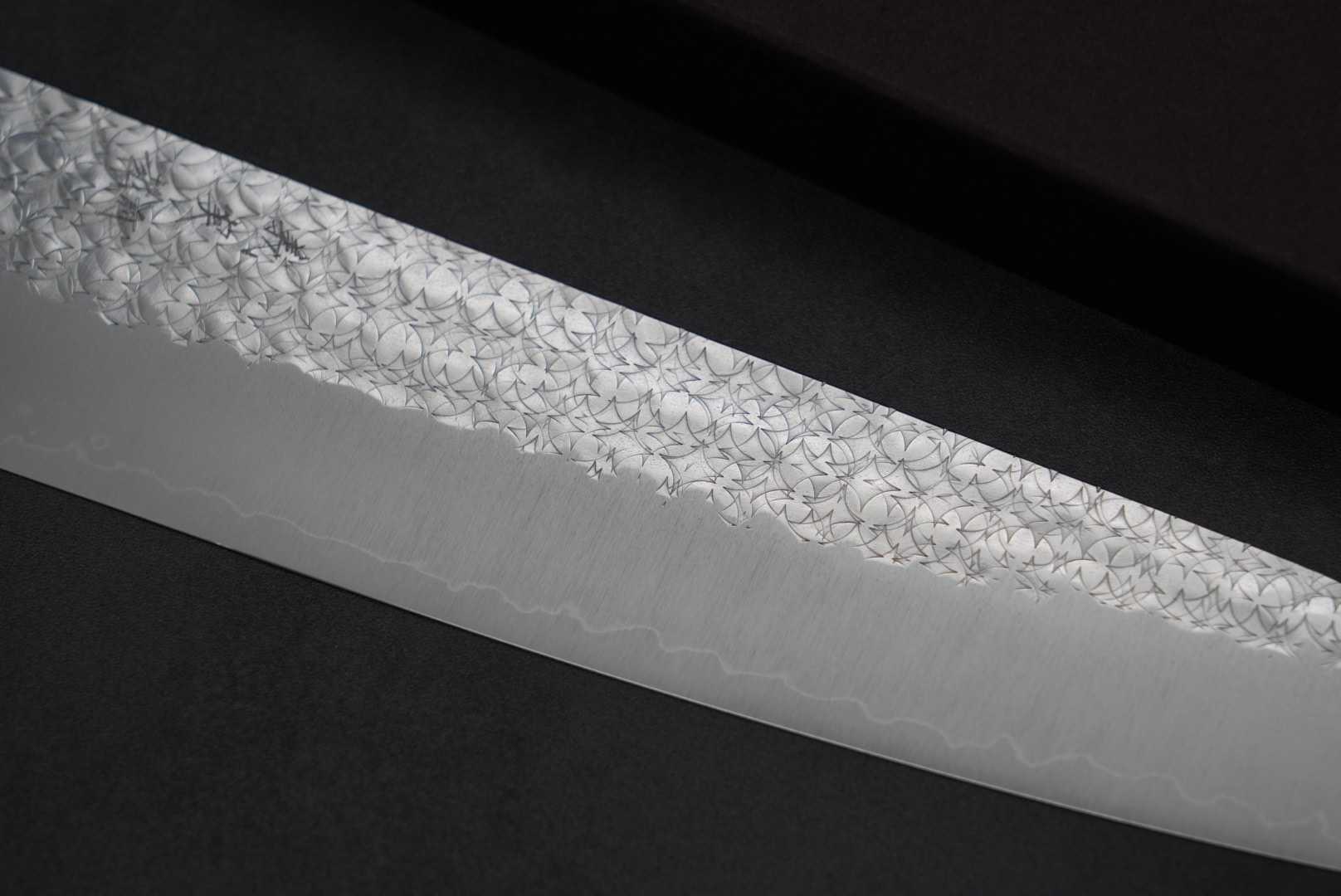 💖加藤義實💖【水波 MINAMO 粉末鋼 和牛刀 24cm】 日本刃物 廚房刀具 八煌刃物