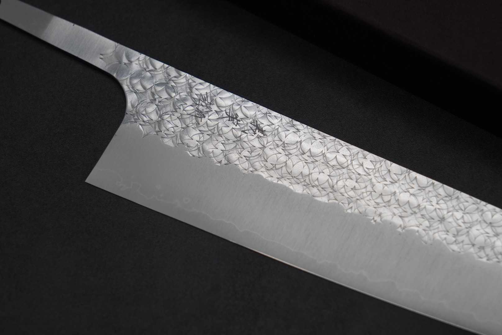 💖加藤義實💖【水波 MINAMO 粉末鋼 和牛刀 24cm】 日本刃物 廚房刀具 八煌刃物