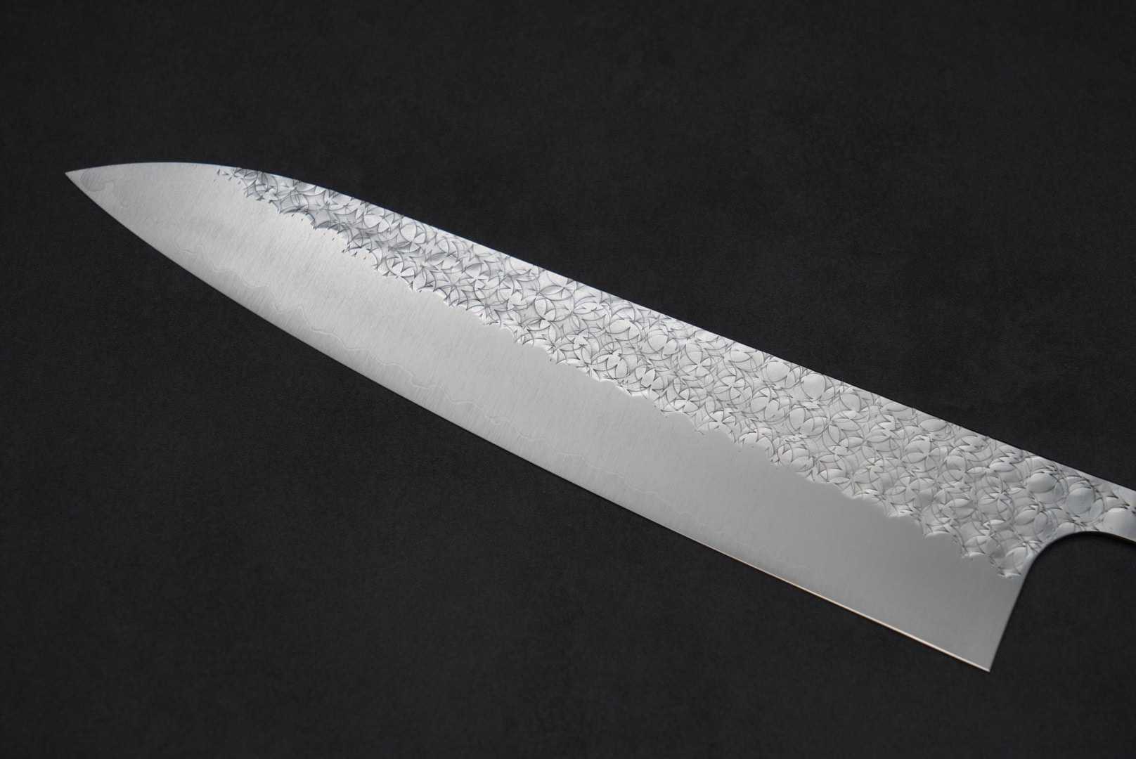 💖加藤義實💖【水波 MINAMO 粉末鋼 和牛刀 24cm】 日本刃物 廚房刀具 八煌刃物