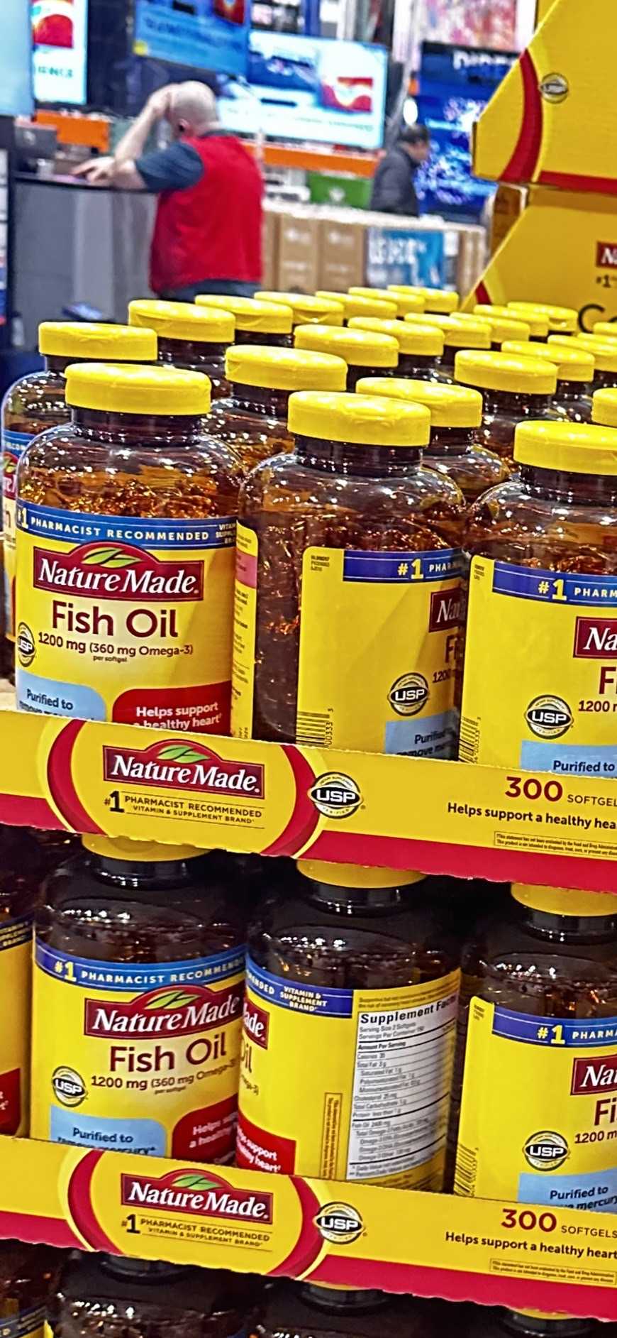 美國代購 NatureMade 萊萃美 高濃度魚油 300顆 1200mg fish oil 好事多 costco