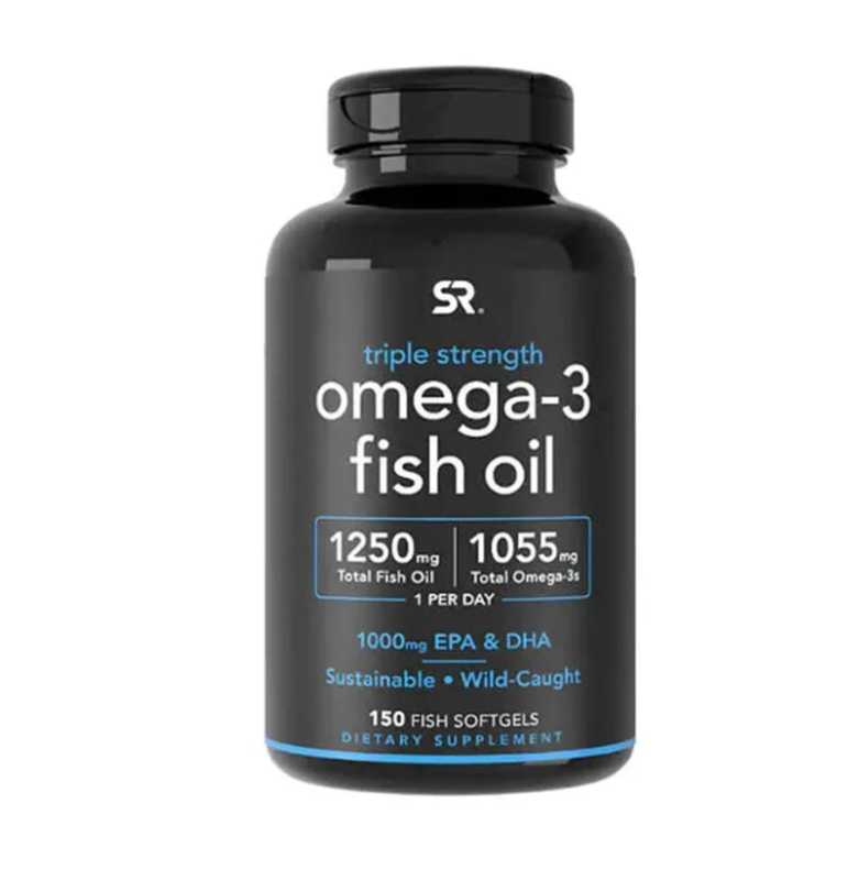 美國代購 高濃度魚油 Sports Research 三倍強度 Omega-3 150顆