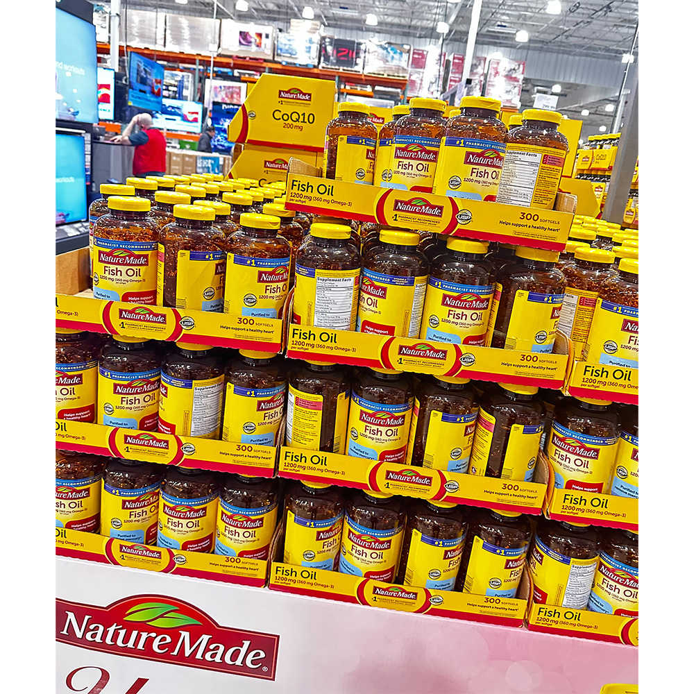 美國代購 NatureMade 萊萃美 高濃度魚油 300顆 1200mg fish oil 好事多 costco