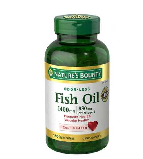 現貨 自然之寶 Nature\u0027sBounty 深海魚油 Fish Oil 1400 毫克 130顆 魚油