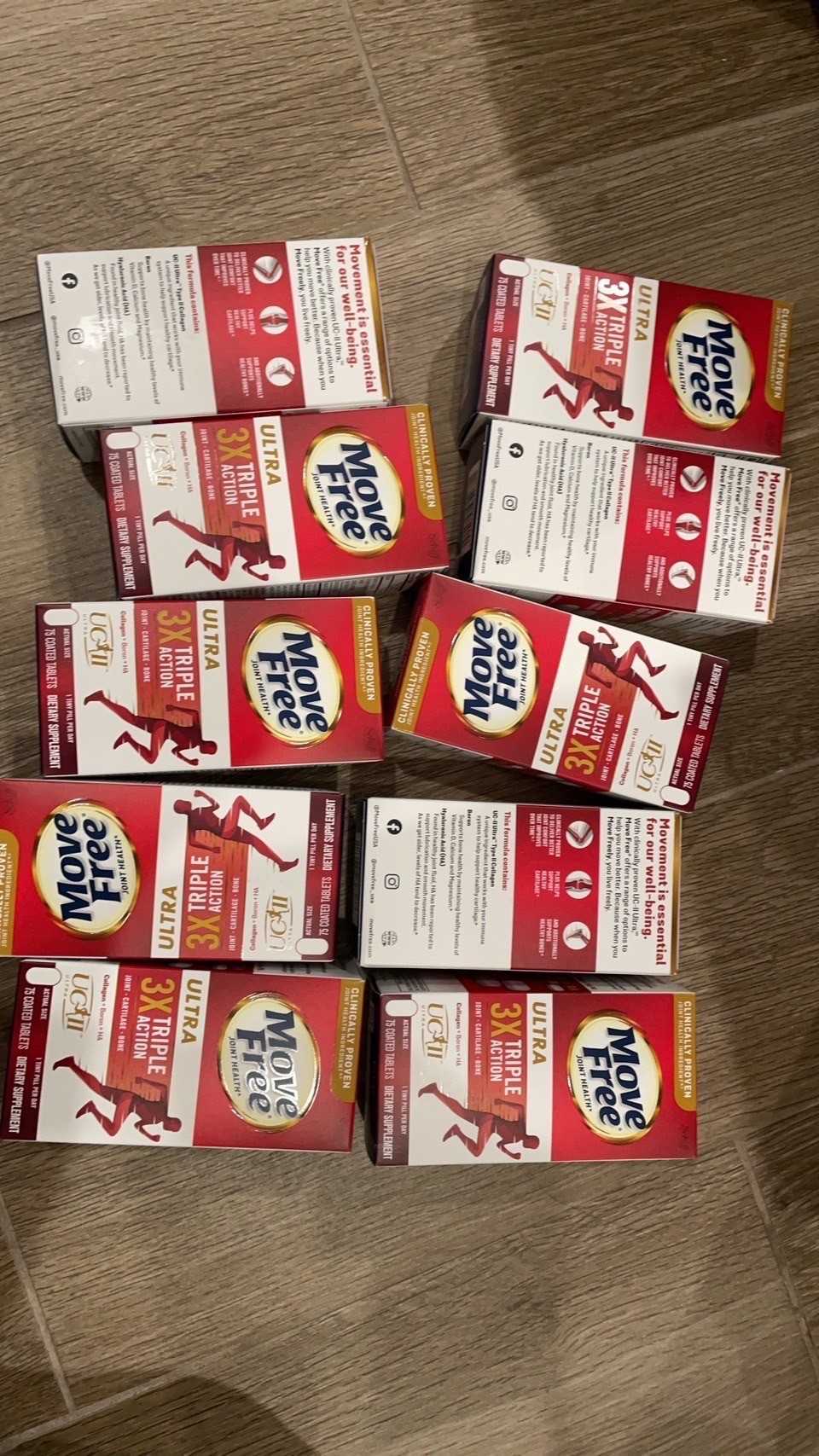 美國代購 Schiff 益節 Move Free Ultra 加強型迷你錠 75錠 非變性二型膠原蛋白 COSTCO