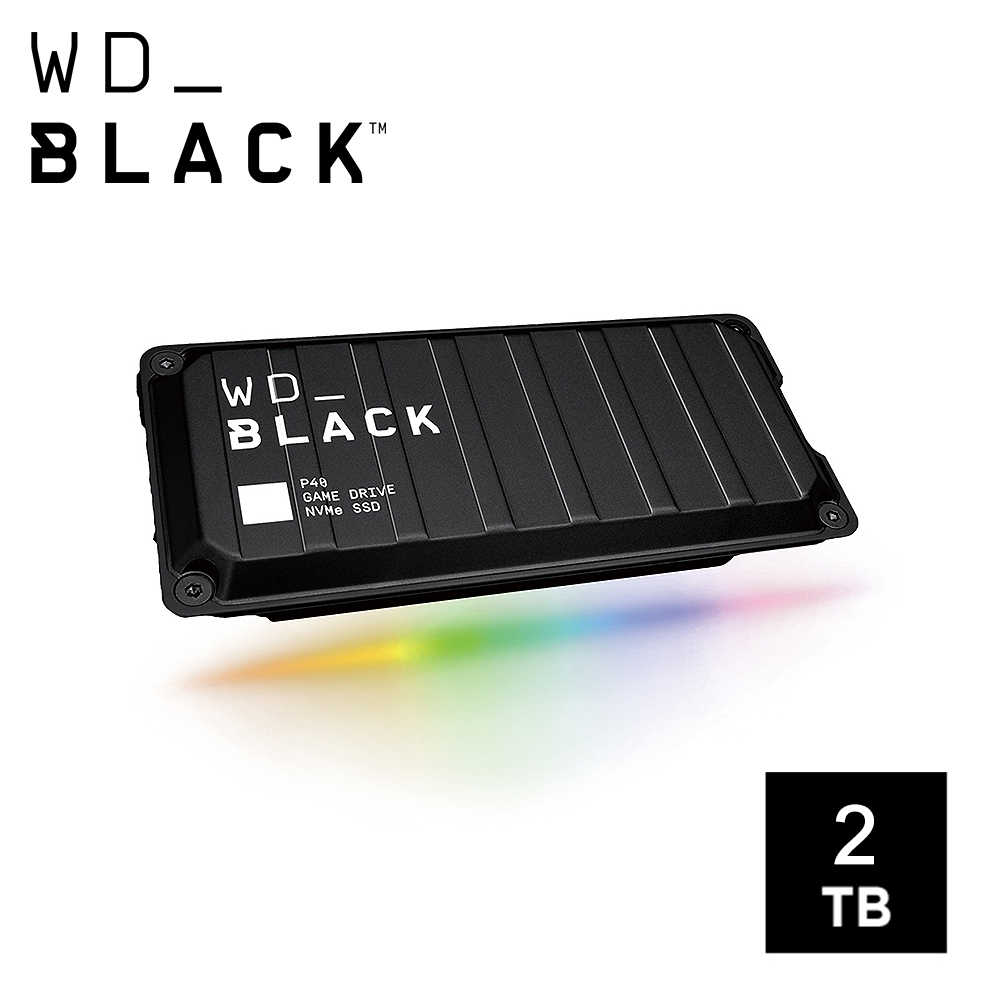 WD BLACK P40 Game Drive 2TB 外接式固態硬碟SSD