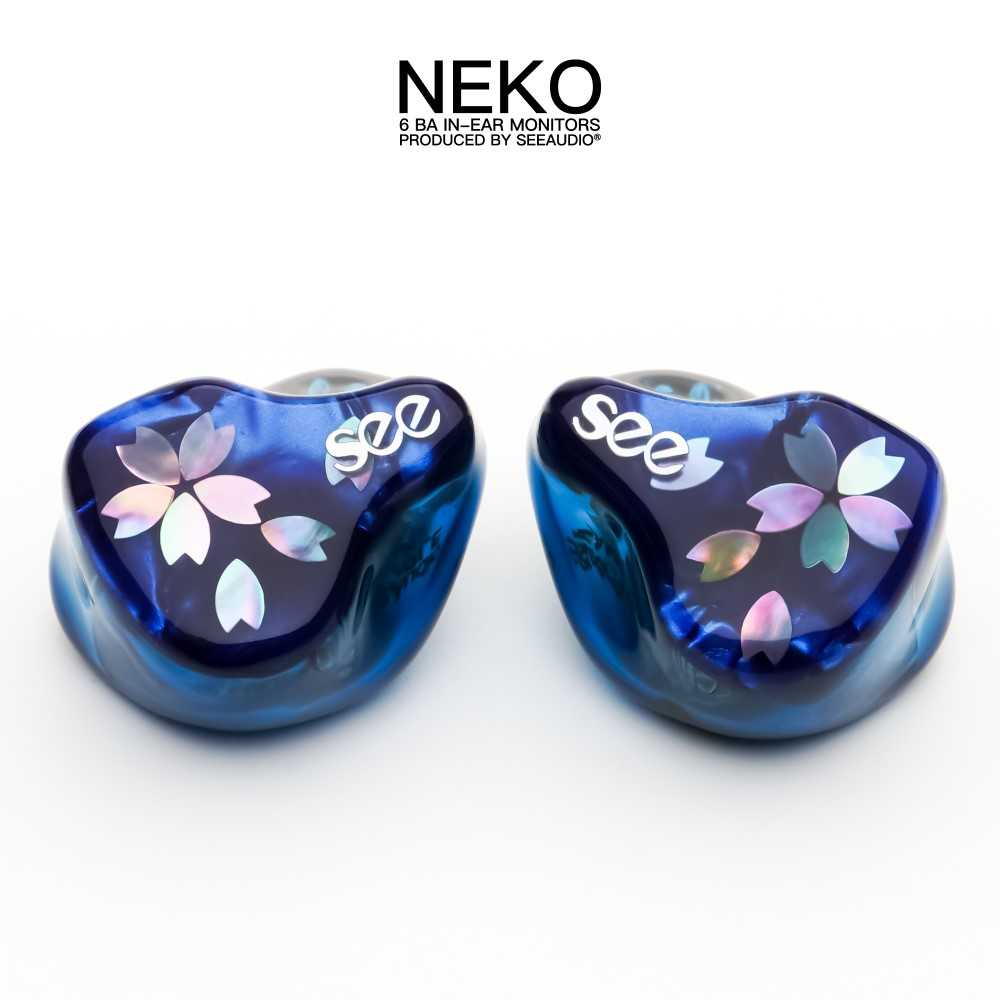 See Audio NEKO 六動鐵 入耳式耳機 動鐵耳機 0.78插針可換線 3.5 4.4二合一接頭