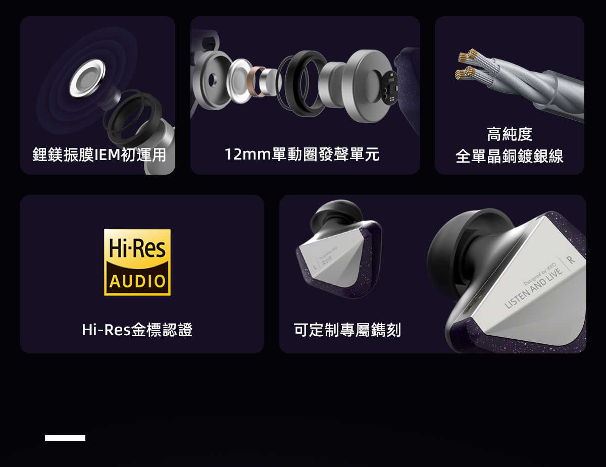 iKKO OH5 Asgard 入耳式耳機 鋰鎂振膜耳機 監聽耳機 台中試聽｜劈飛好物