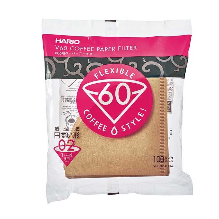 Hario V60 濾紙 02 1-4杯 無漂白 100入 日本製 咖啡濾紙 錐形濾紙 | 劈飛好物