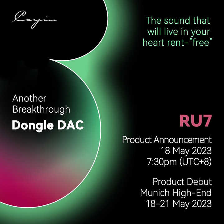 Cayin RU7 1bit DAC 凱音 USB 耳擴 小尾巴 3.5mm 4.4mm 台灣公司貨 一年保固｜劈飛好物