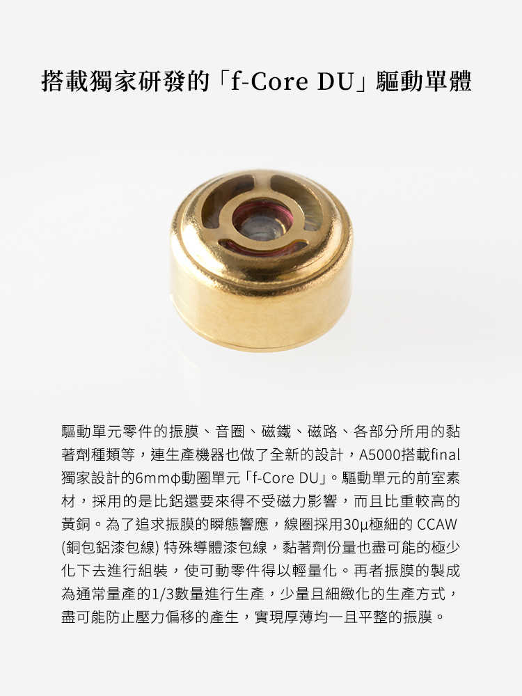 Final A5000 入耳式耳機 京線 可換線 台灣公司貨 兩年保固 台中試聽｜劈飛好物