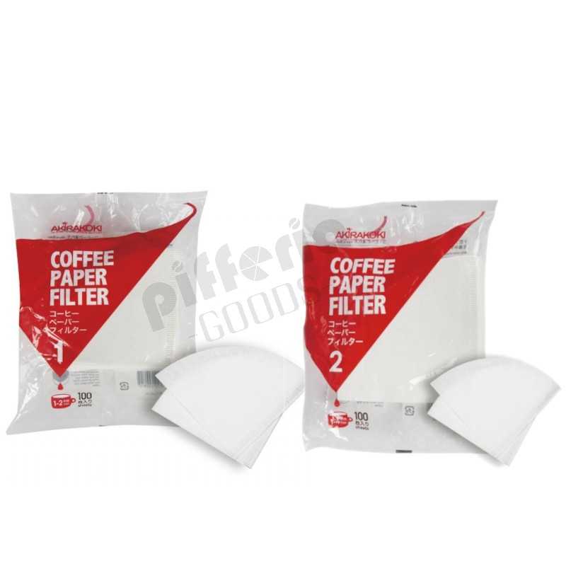 V60 手沖咖啡專用濾紙 100入 正晃行 AKIRAKOKI 日本製 咖啡濾紙 錐形濾紙 V型濾紙 酵素漂白|劈飛好物