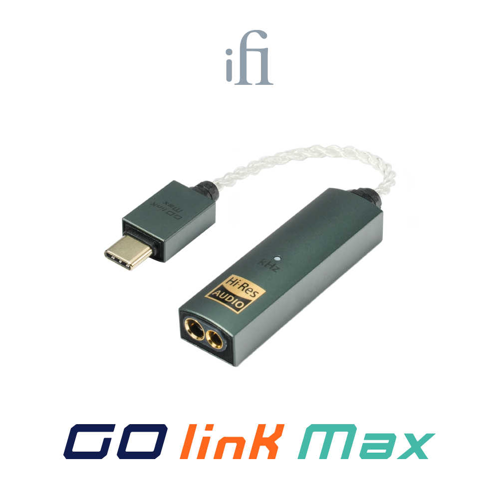 ifi GO LINK MAX 手機耳擴DAC TYPEC 3.5mm 4.4mm 平衡耳擴 臺灣公司貨｜劈飛好物