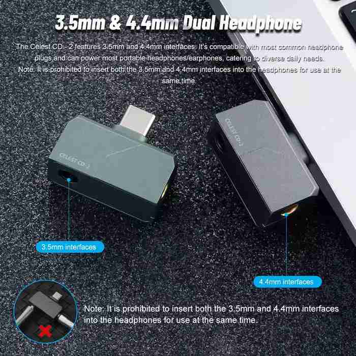 Kinera Celest CD-2 手機耳擴DAC 隨身耳擴 小尾巴 TYPEC 3.5 4.4 台灣公司貨｜劈飛好物