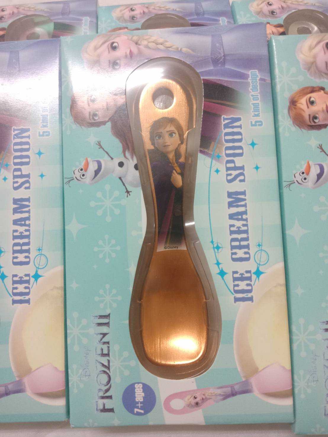 現貨立刻出 迪士尼 冰雪奇緣 湯匙 安全餐具 艾爾莎 艾莎公主 Elsa 安娜 雪寶 冰淇淋 湯勺 勺子