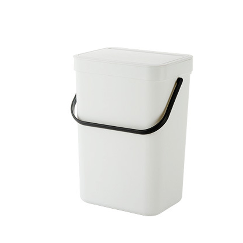 12L 無痕 壁掛垃圾桶 INS 浴室垃圾桶 廁所 收納櫃 收納盒 廚餘桶 廚房收納 掛式垃圾桶 回收桶 置物箱