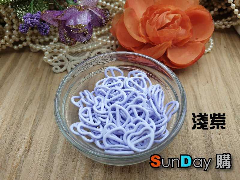 13x10mm彩色愛心日字扣(內徑7mm) 迷你日字扣 皮帶扣