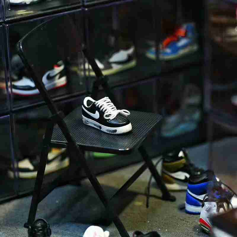 經典販賣機-多款Air Jordan 5喬丹球鞋模型鑰匙圈吊飾 NIKE籃球鞋AJ1 Supreme OW手工收藏