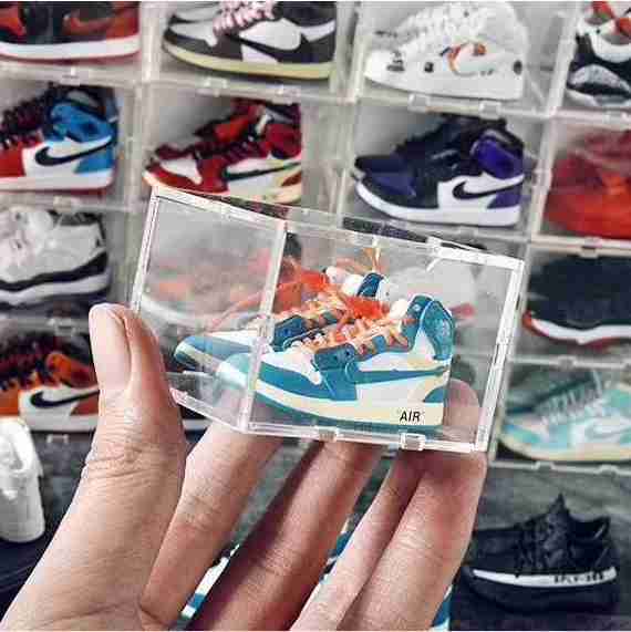 經典販賣機-多款Air Jordan 5喬丹球鞋模型鑰匙圈吊飾 NIKE籃球鞋AJ1 Supreme OW手工收藏