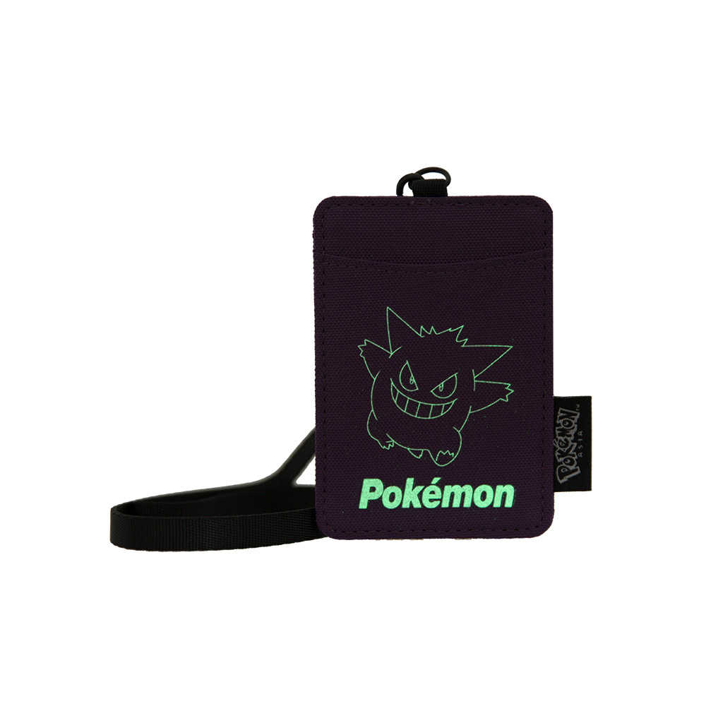 【OUTDOOR】寶可夢Pokemon-夜光耿鬼票卡證件套-紫色 ODGO21A08PL, 支援超商取貨