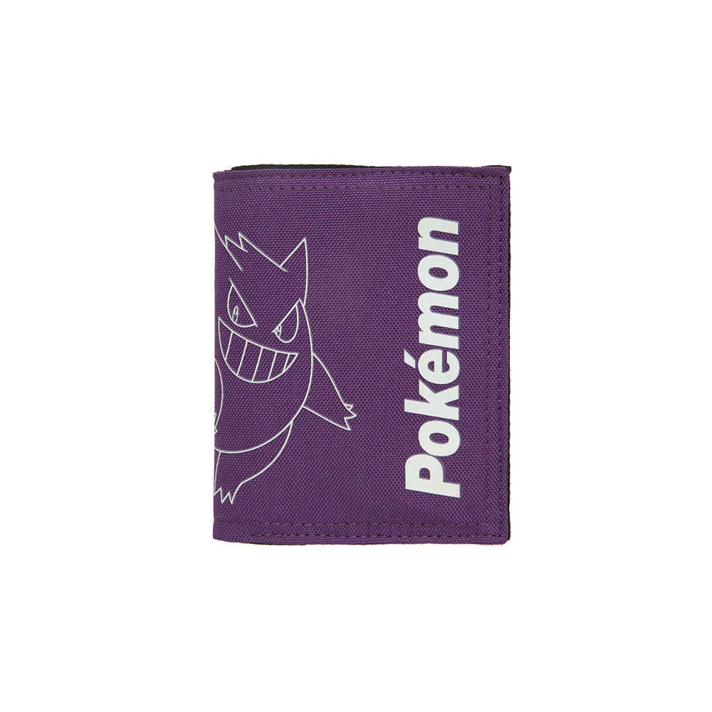 【OUTDOOR】寶可夢Pokemon-夜光耿鬼對折短夾-紫色 ODGO21A06PL, 支援超商取貨