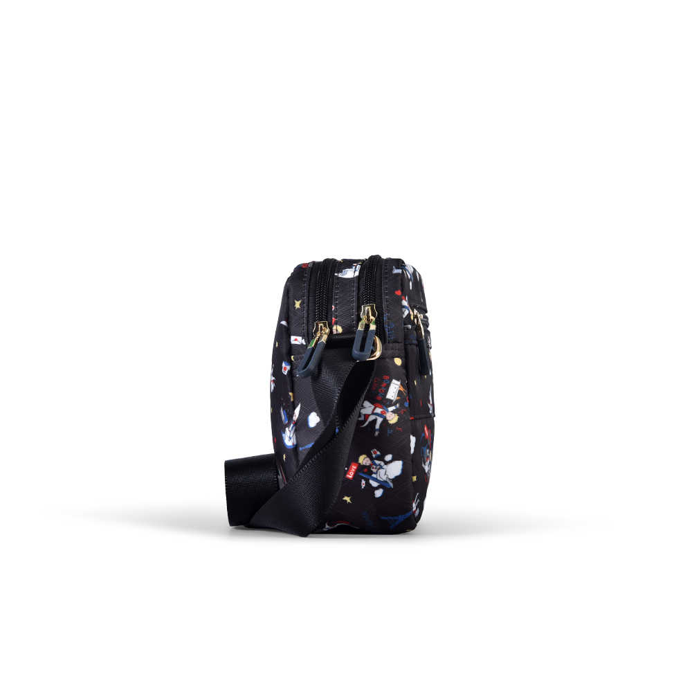 【小王子Le Petit Prince聯名款】環遊法國-側背包-黑 LPP243002-01 支援超商取貨