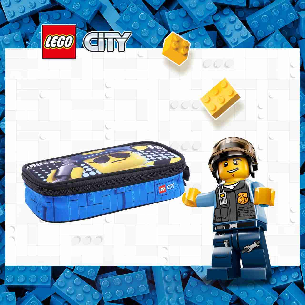 LEGO丹麥樂高鉛筆盒-警察 10052-2003