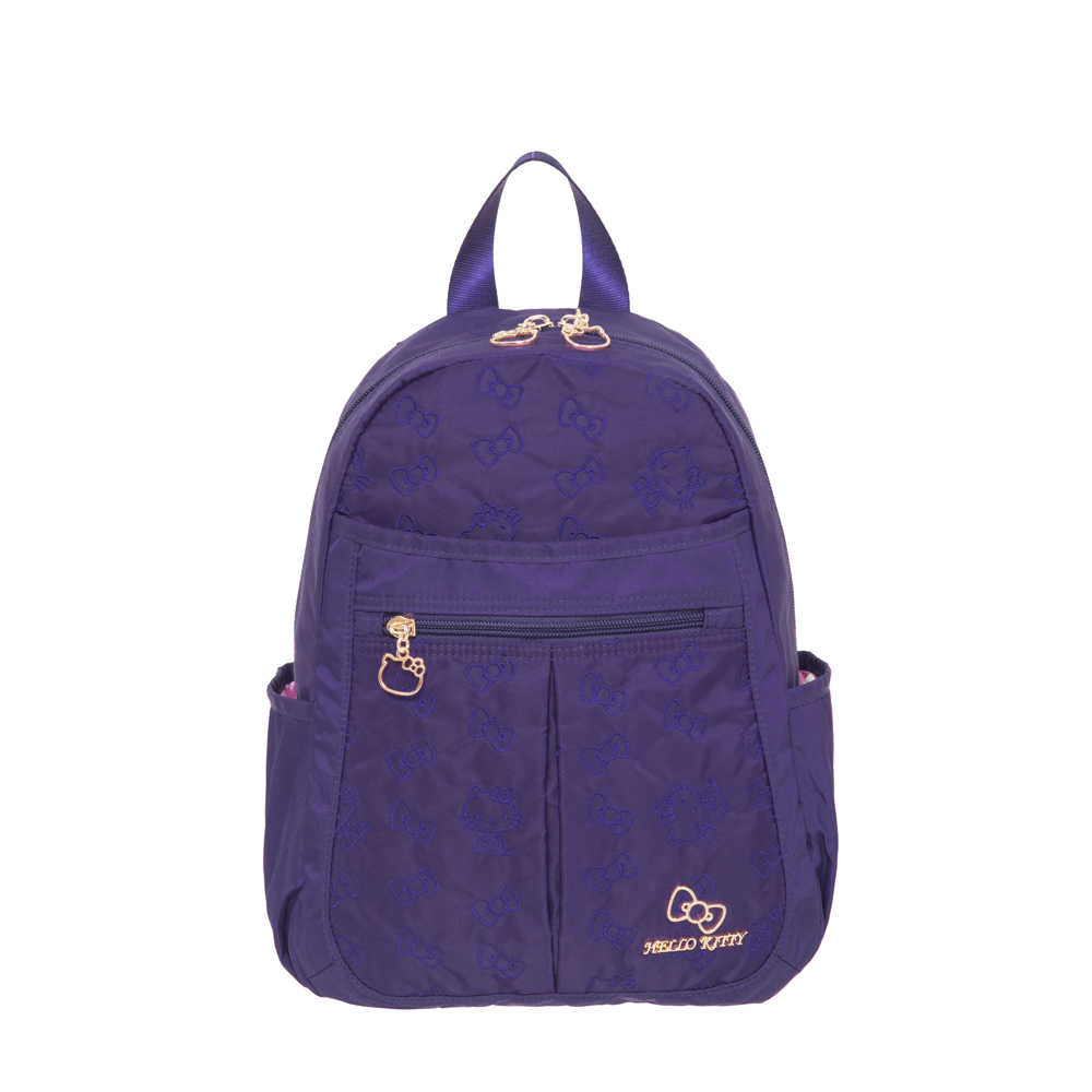 【Hello Kitty】快意之旅-後背包(小)-紫 KT01R01PL