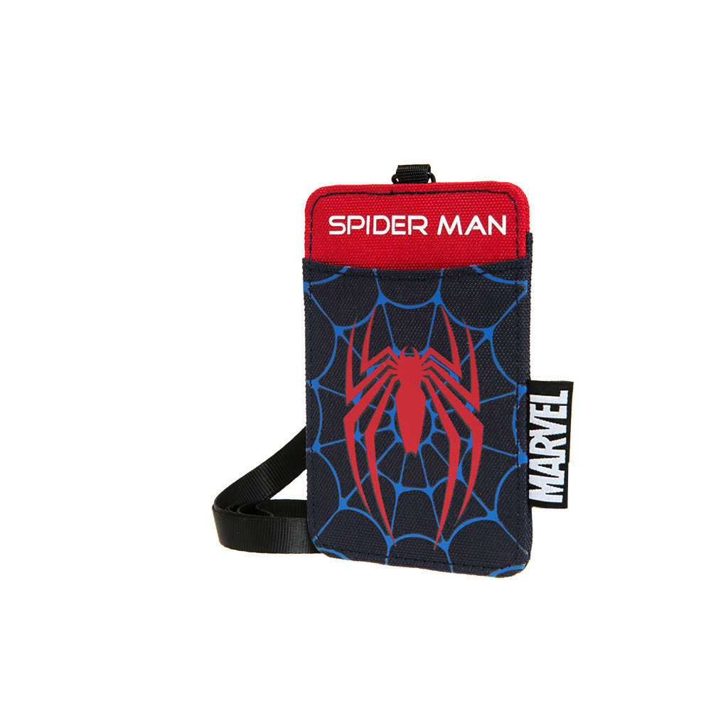 【OUTDOOR】漫威英雄MARVEL-蜘蛛人票卡證件套-深藍色 ODDY22I04NY