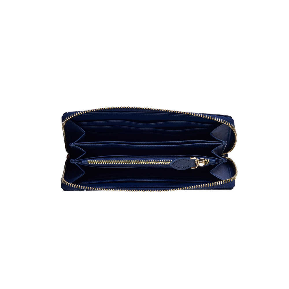 【小王子Le Petit Prince聯名款】80週年星空夜光-拉鍊長夾-深藍 LPPW233030-98