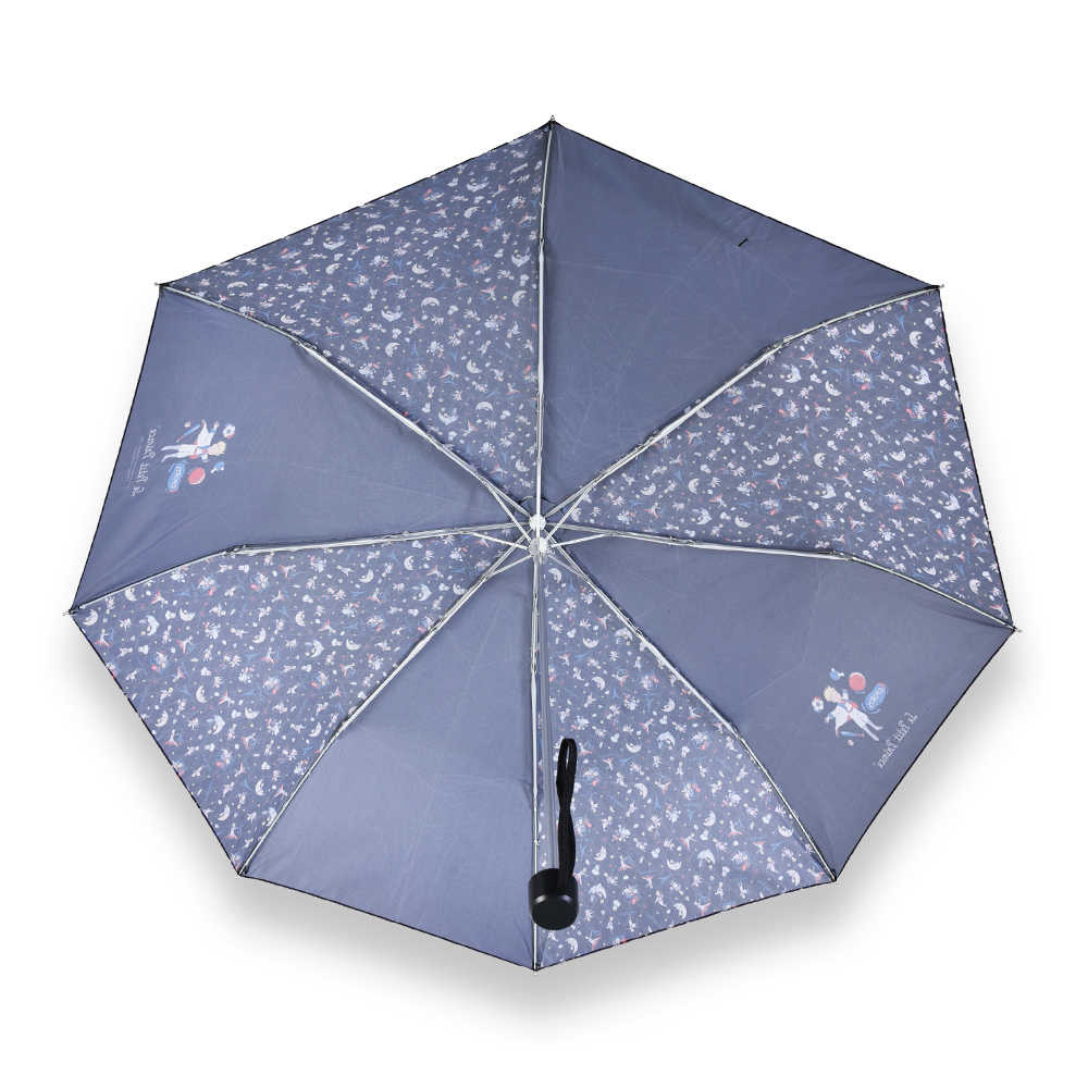 【小王子Le Petit Prince聯名款】環遊法國-摺疊傘-黑 FXG302-01 支援超商取貨