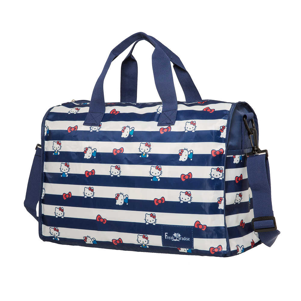 【Hello Kitty】摺疊旅行袋-深藍 FPKT0B001NY