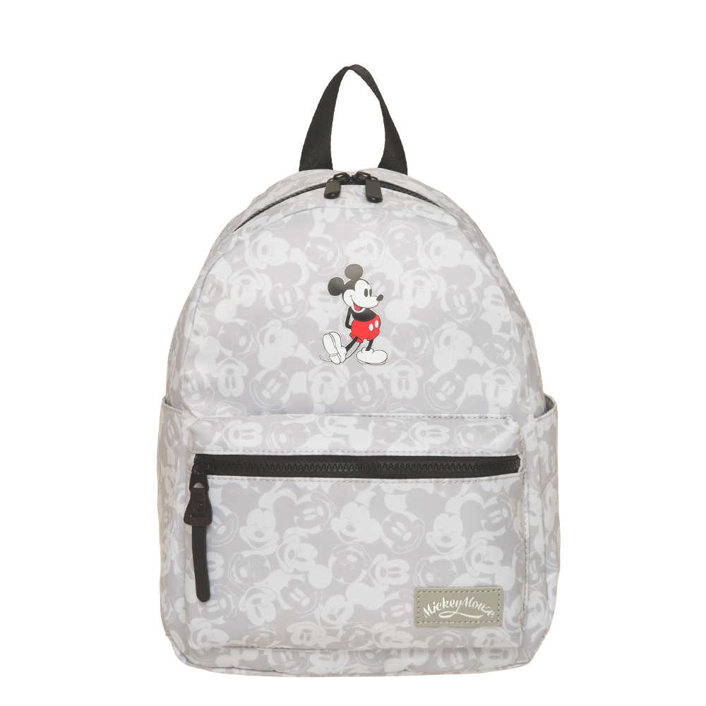 【Disney】米奇-復古米奇後背包(小)-灰 PTD21-C2-81GY
