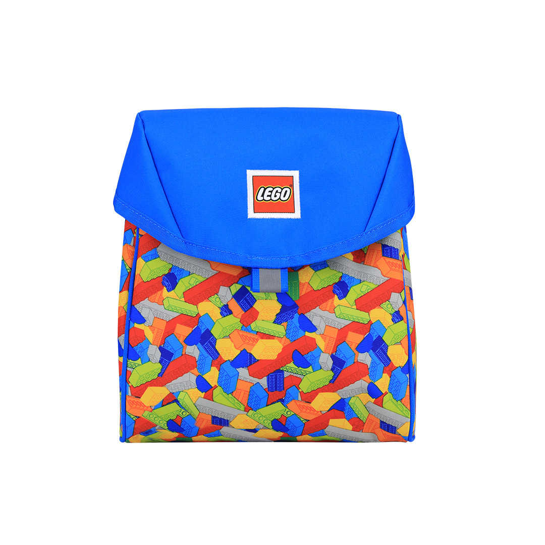 LEGO丹麥樂高彩色積木背包-藍蓋 20126-1928