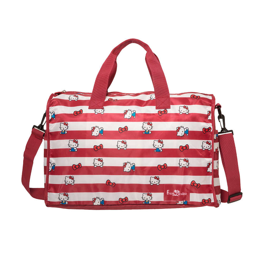 【Hello Kitty】摺疊旅行袋-紅 FPKT0B001RD