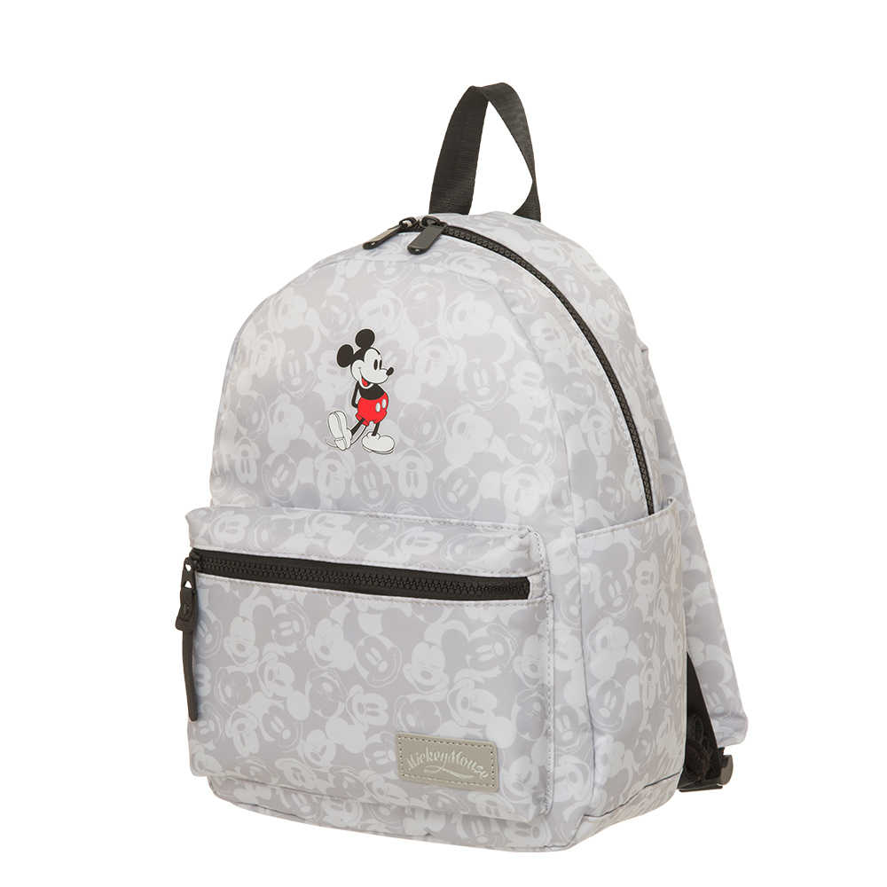 【Disney】米奇-復古米奇後背包(小)-灰 PTD21-C2-81GY