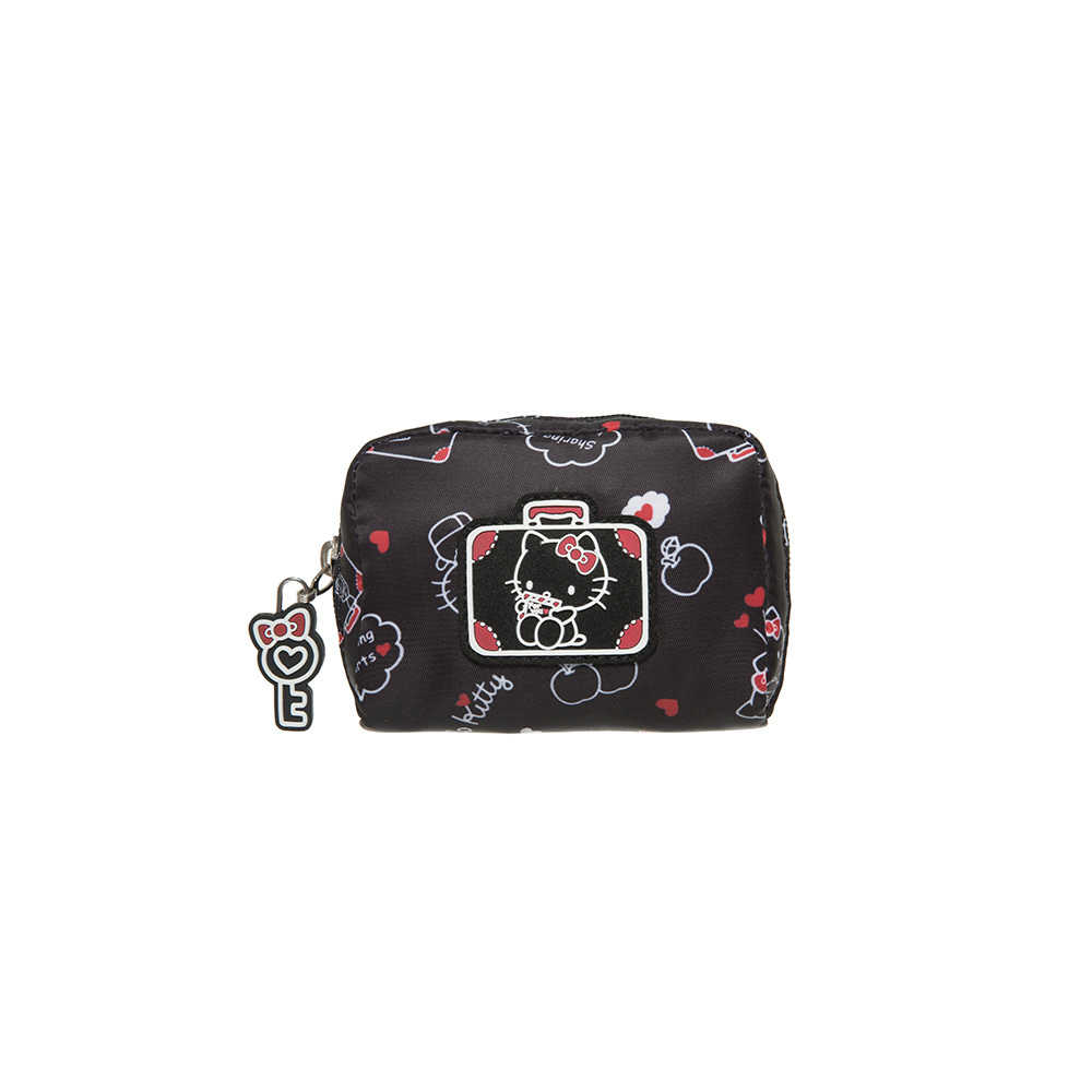 【Hello Kitty】凱蒂漫旅-零錢包-黑 KT01T09BK