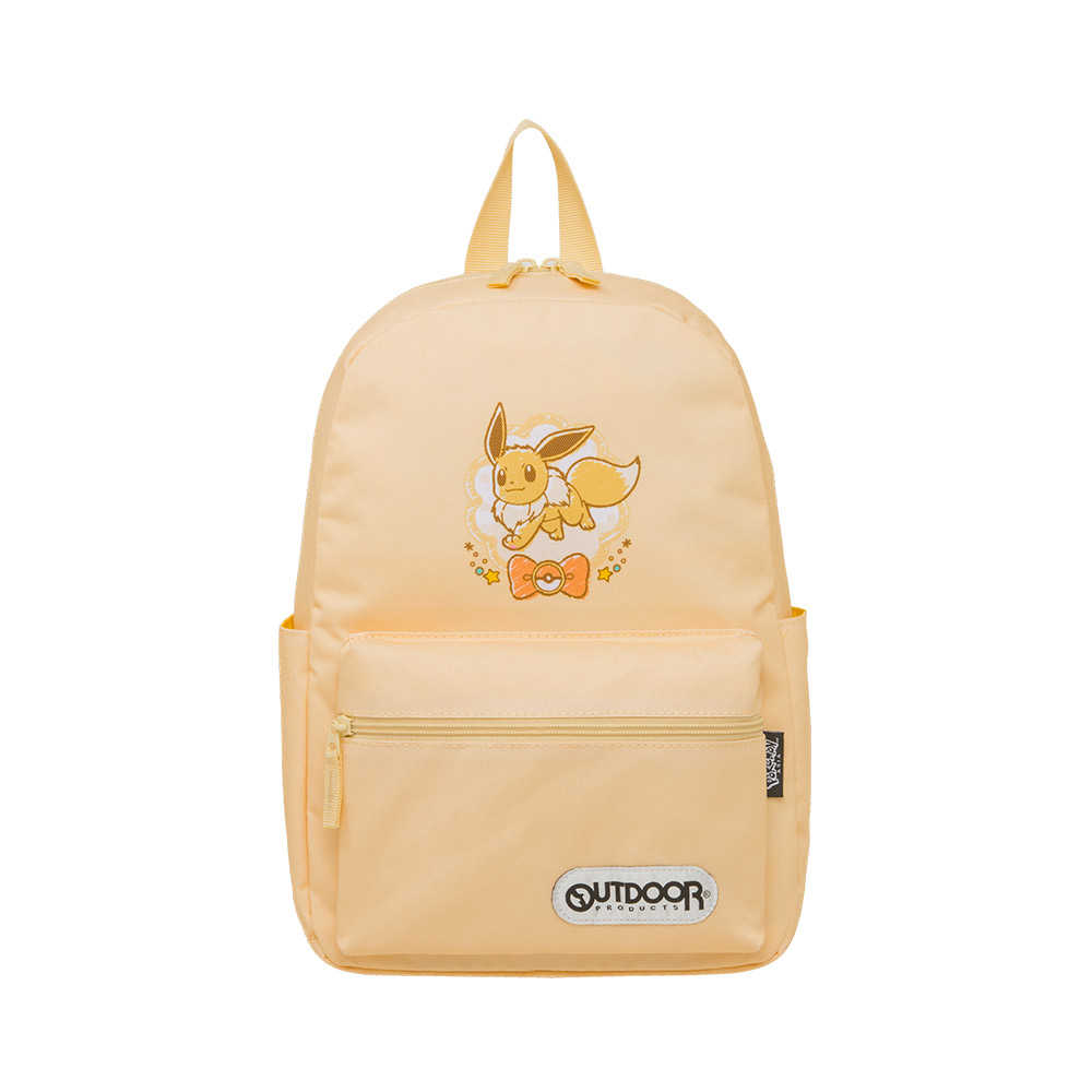 【OUTDOOR】寶可夢Pokemon-手繪風伊布後背包-奶茶色 ODGO21B01BE, 支援超商取貨
