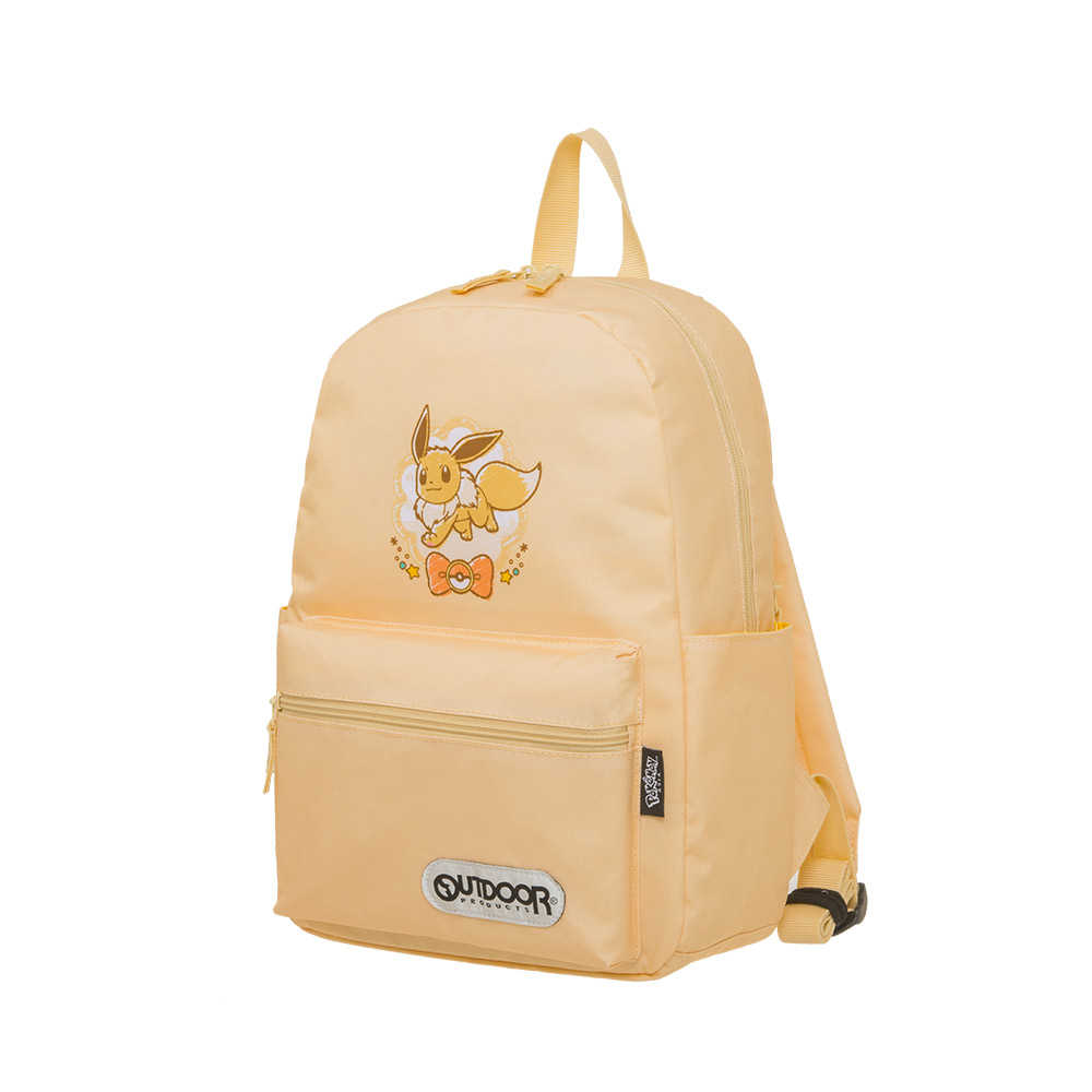 【OUTDOOR】寶可夢Pokemon-手繪風伊布後背包-奶茶色 ODGO21B01BE, 支援超商取貨