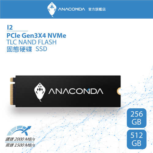 ANACOMDA I2 512GB PCIe Gen3x4 NVMe SSD
