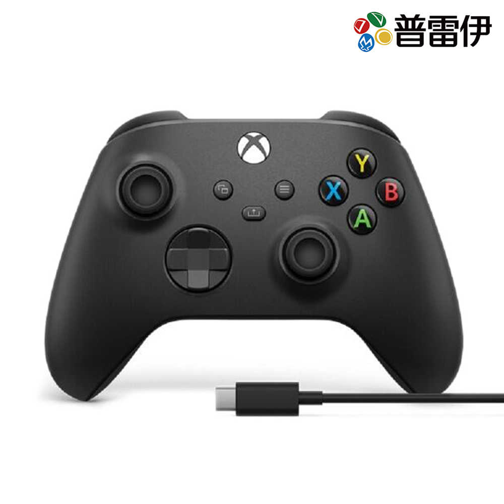 【Xbox】Xbox 無線控制器 黑色 + USB-C 連接線